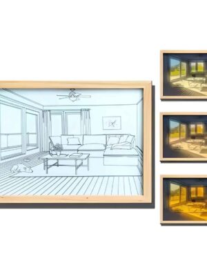 ZWINKO Plastic Table Photo Frame (Multicolor, 1 Photo(s), small)