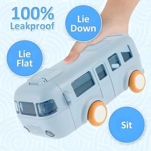 Kesig Detachable Bus Water Bottle 500 ml Water Bottle (Set of 1, Multicolor)