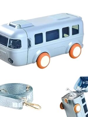 Kesig Detachable Bus Water Bottle 500 ml Water Bottle (Set of 1, Multicolor)